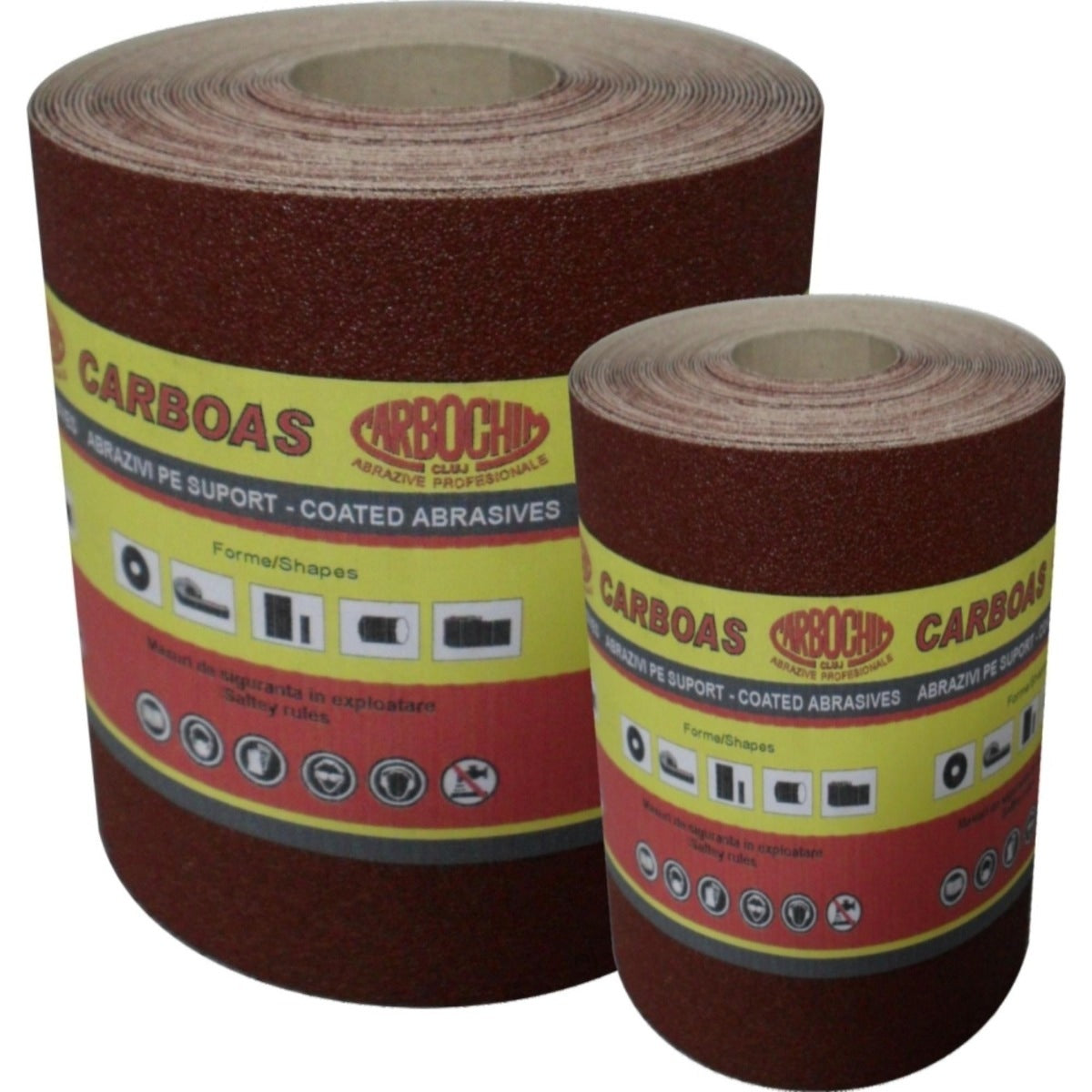 Rola panza abraziva pentru lemn, metale, materiale constructii, PE840X, granulatie 80, rola 10 m x 120 mm