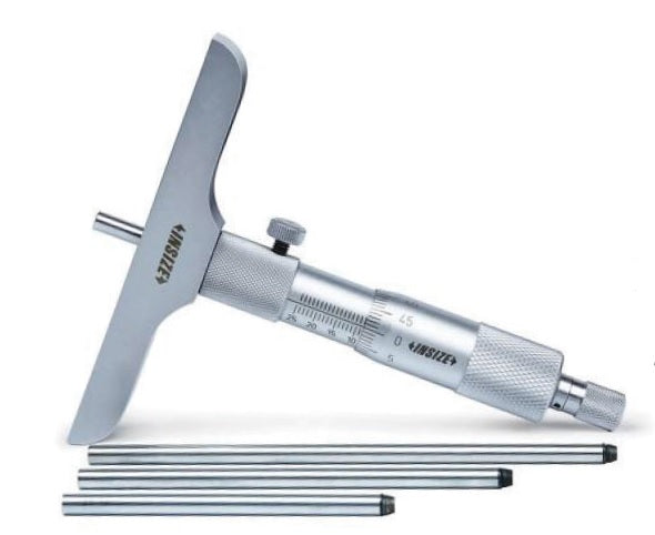 3240 Micrometru mecanic de adancime, cu talpa, scala 0-25 mm, Extensii 1 PCS – 3240-25