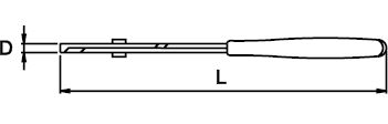 62128 Cleste reglabil papagal, cu falci intrepatrunse, manere plastisolate, DIM 10 inch