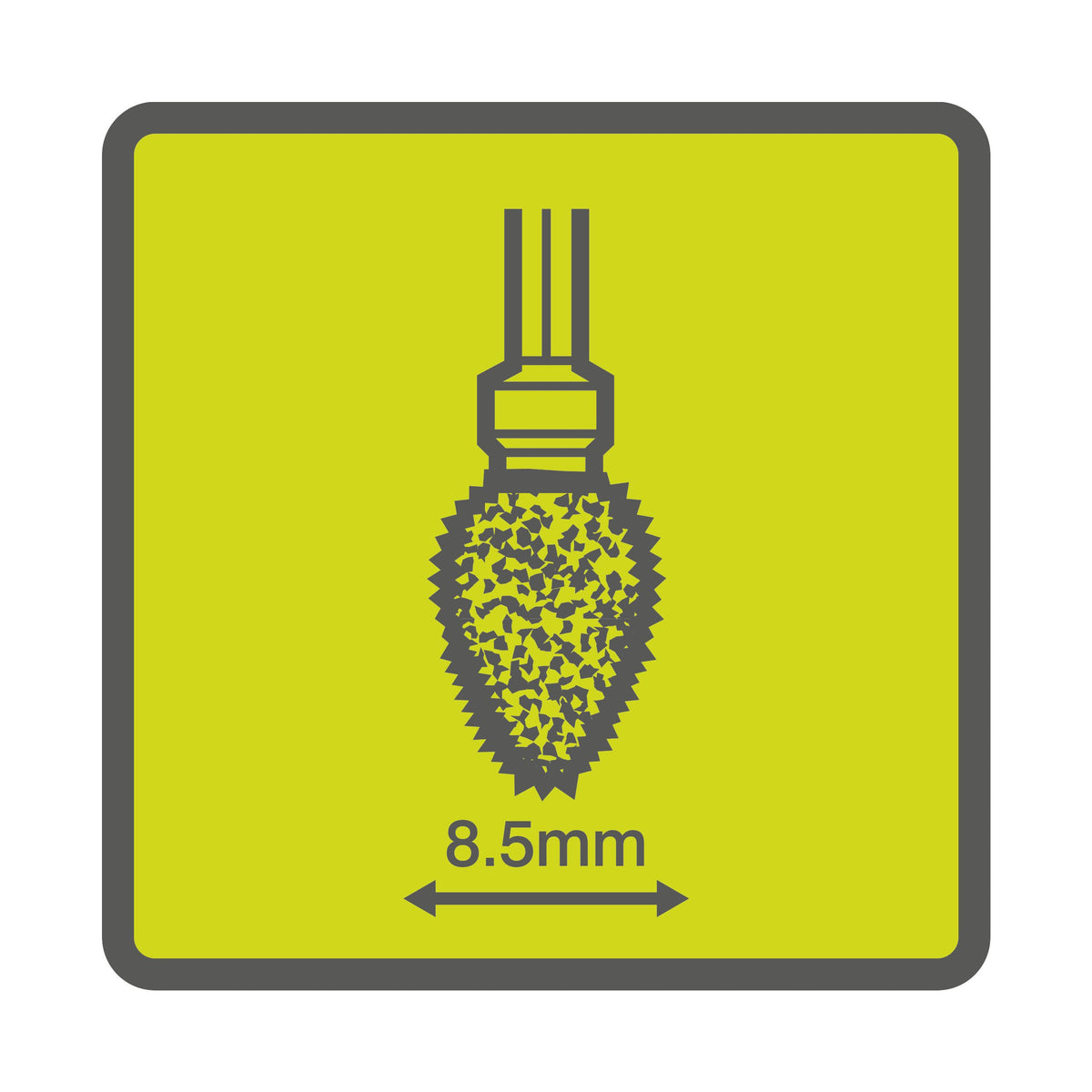 Freza fina tip flacara 8,5 mm pentru indepartarea materialului - RAR702