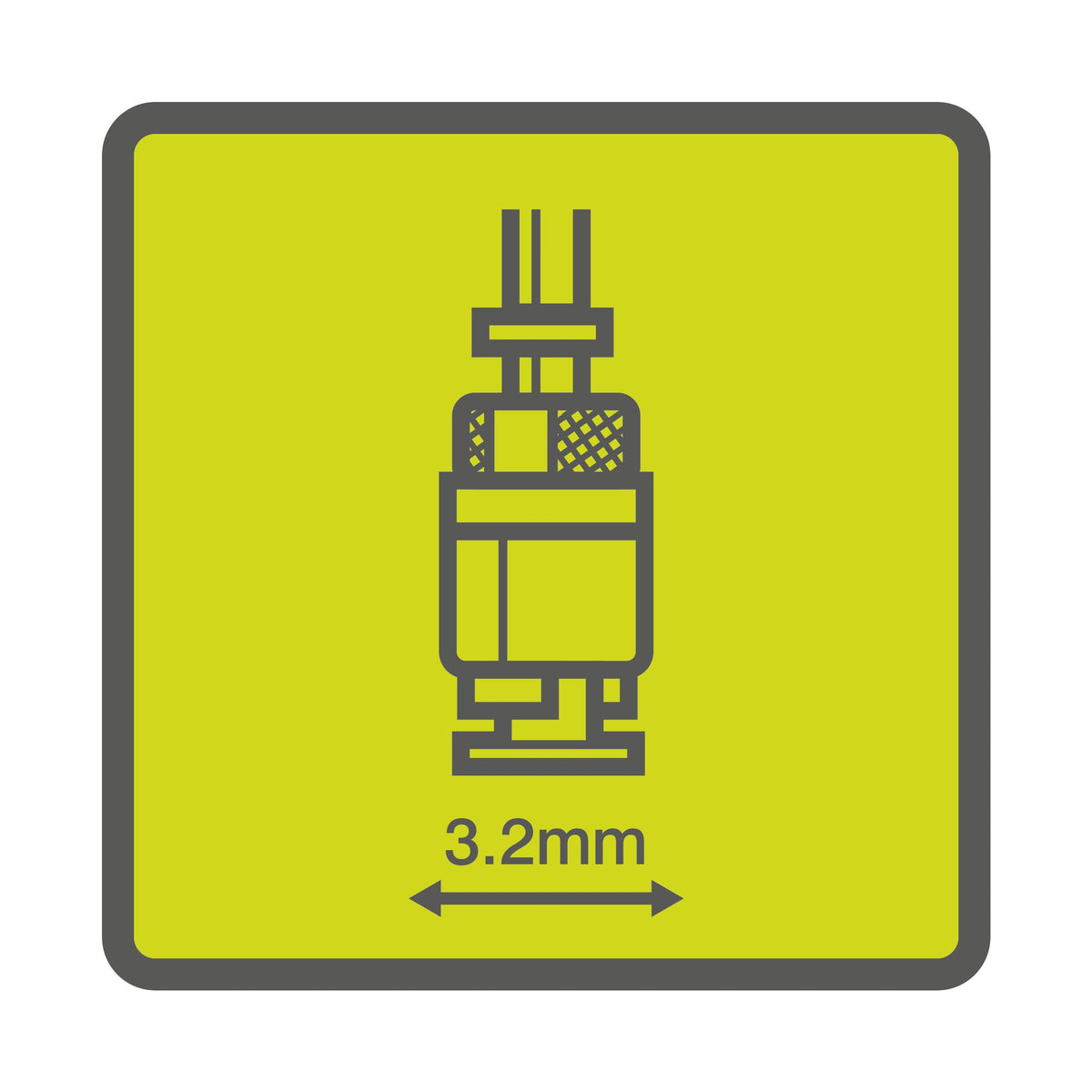 Mandrina cu blocare prin rasucire 3,2 mm - RAR902