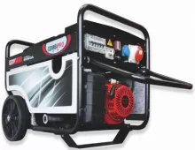 Generator de curent GENMAC CombiPro G5500HEC-M P maxim 4,6 KW/400V 1,5 KW/230V motor Honda GX270 DE
