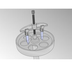 Extractor cu doua brate glisante 300 mm - 681/2 Unior