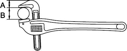 61364 Cheie aluminiu pentru tevi la 90 grade GGG-W-651-E, Type II Class C, DIM 18