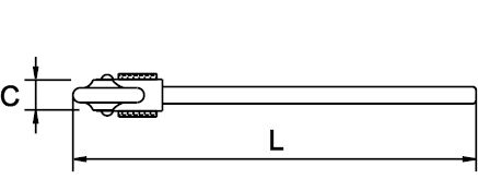61364 Cheie aluminiu pentru tevi la 90 grade GGG-W-651-E, Type II Class C, DIM 18
