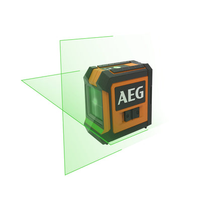 Nivelă laser AEG Nivelă Laser cu 2 linii în cruce, lumină verde, CLG220-B, 4935472253