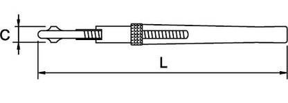 61045 Cleste STILSON GGG-W-651E, L 60”