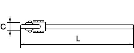 61378 Cheie pentru tevi la 90 grade GGG-W-651-E, Type II Class A, DIM 18