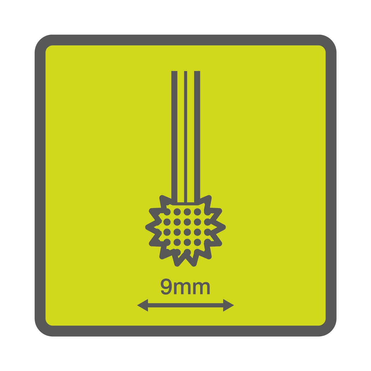 Freza grosiera 9 mm pentru indepartarea materialului - RAR703