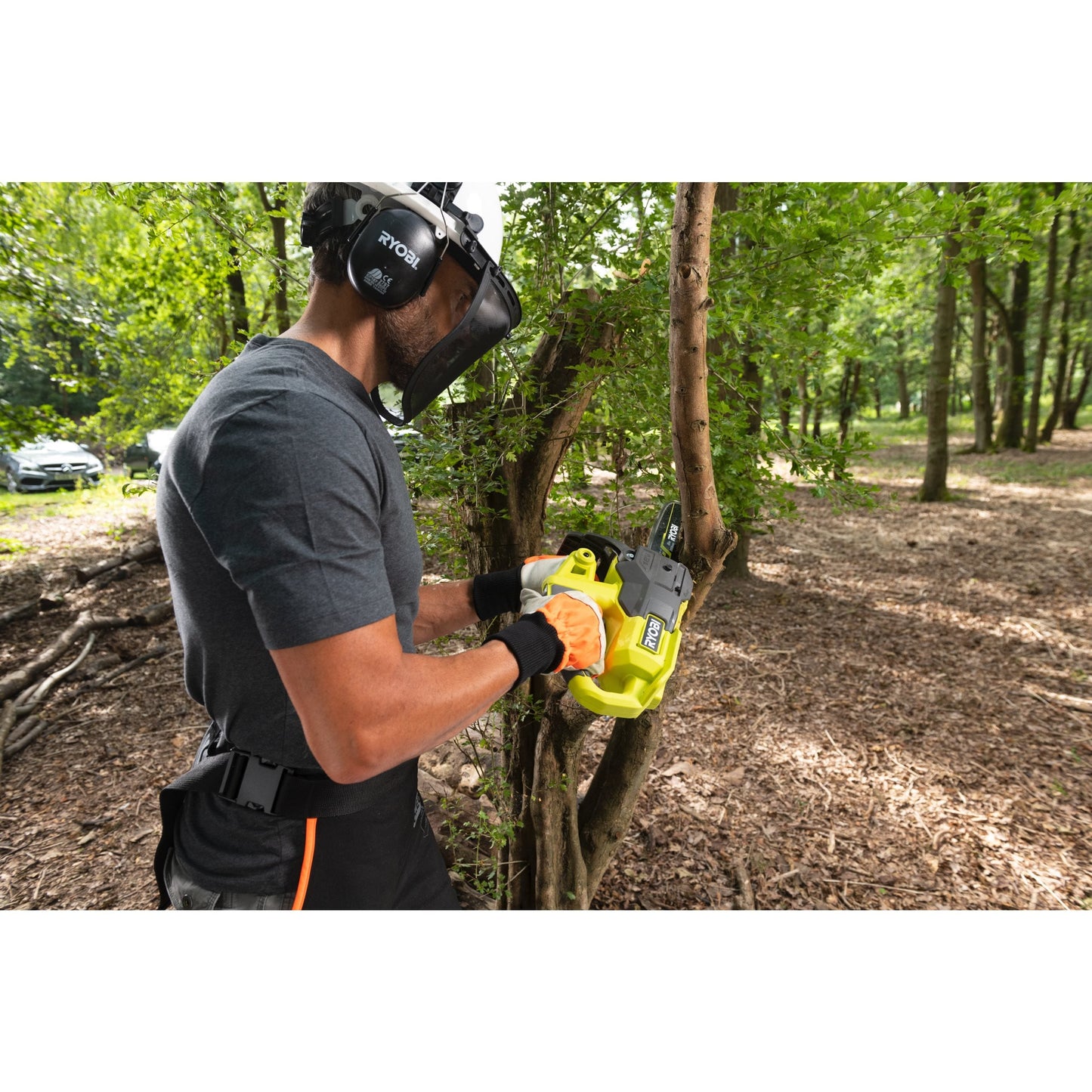 Fierastrau cu lant 18V ONE+, lama 20 cm, cu acumulator 2.5Ah - RY18CS20A-125