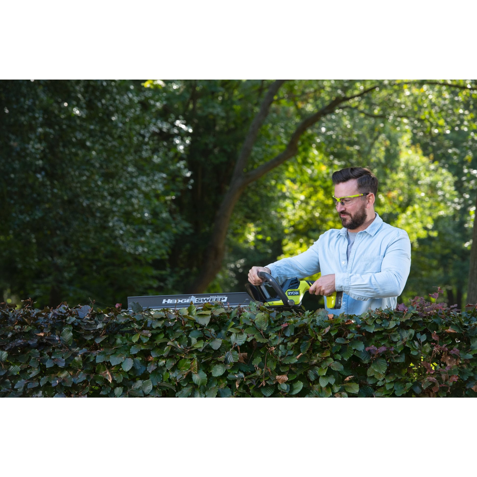 Foarfeca tuns gard viu 18V ONE+, lama 55cm (fara acumulator) - RY18HT55A-0