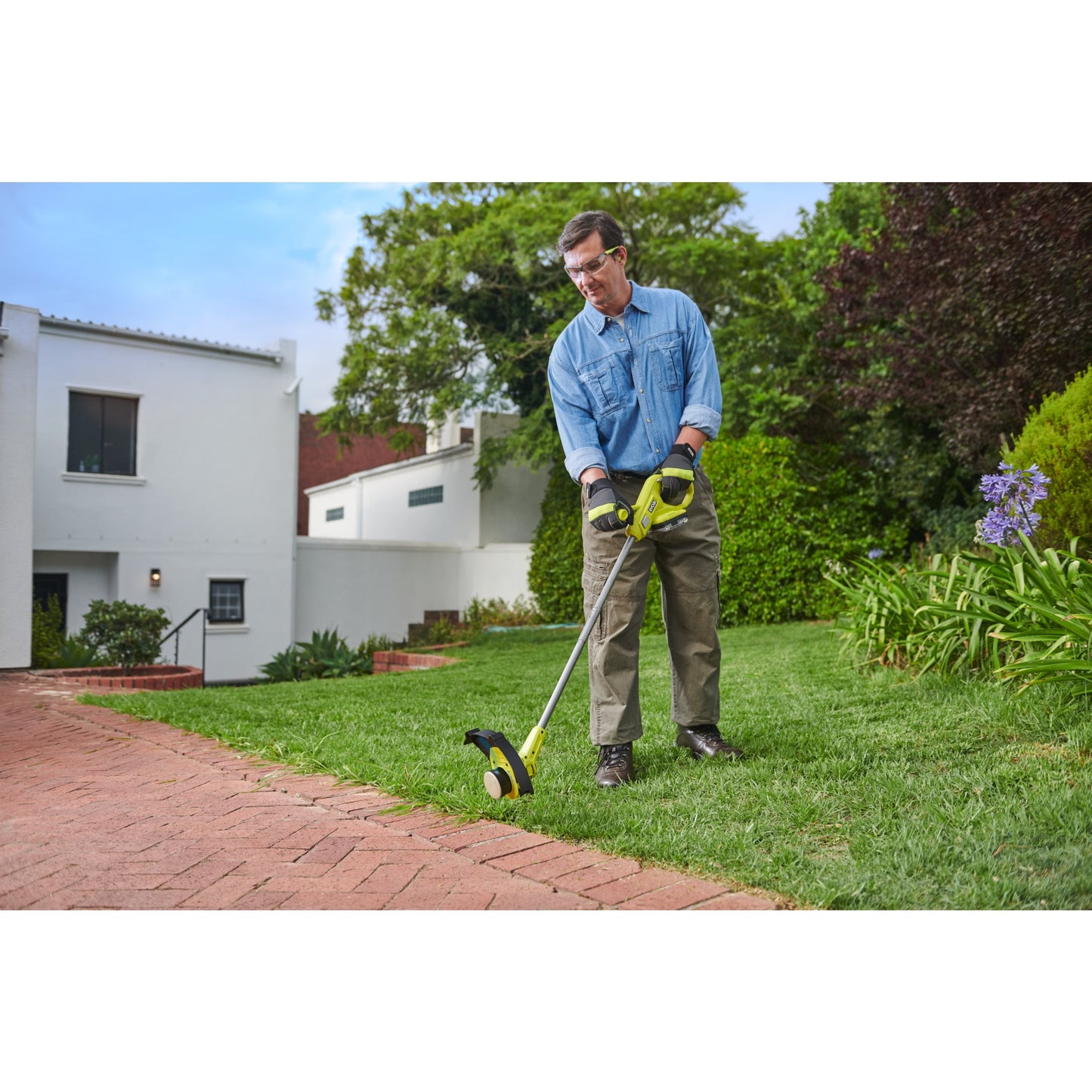 Trimmer iarba 18V ONE+, latime taiere 23cm, cu acumulator 2.0Ah - RY18LT23A-120