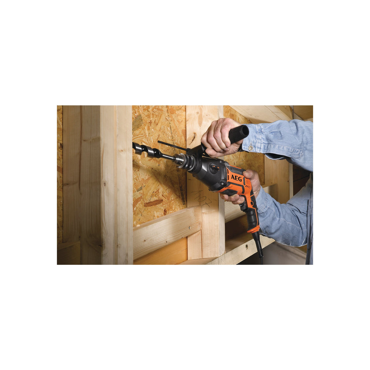 Mașină de găurit cu percuție AEG Mașină de găurit cu percuție cu 2 viteze, SB2E-850 R, 4935447360