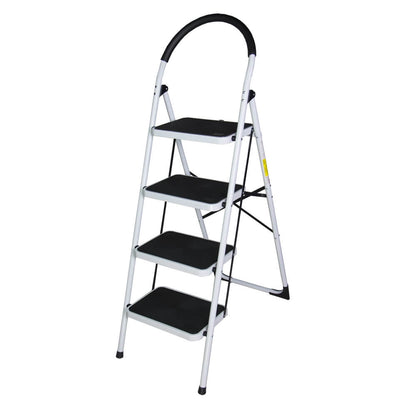 Scara otel BISONTE STR0204 4 trepte, inaltime maxima 95 cm pentru interior